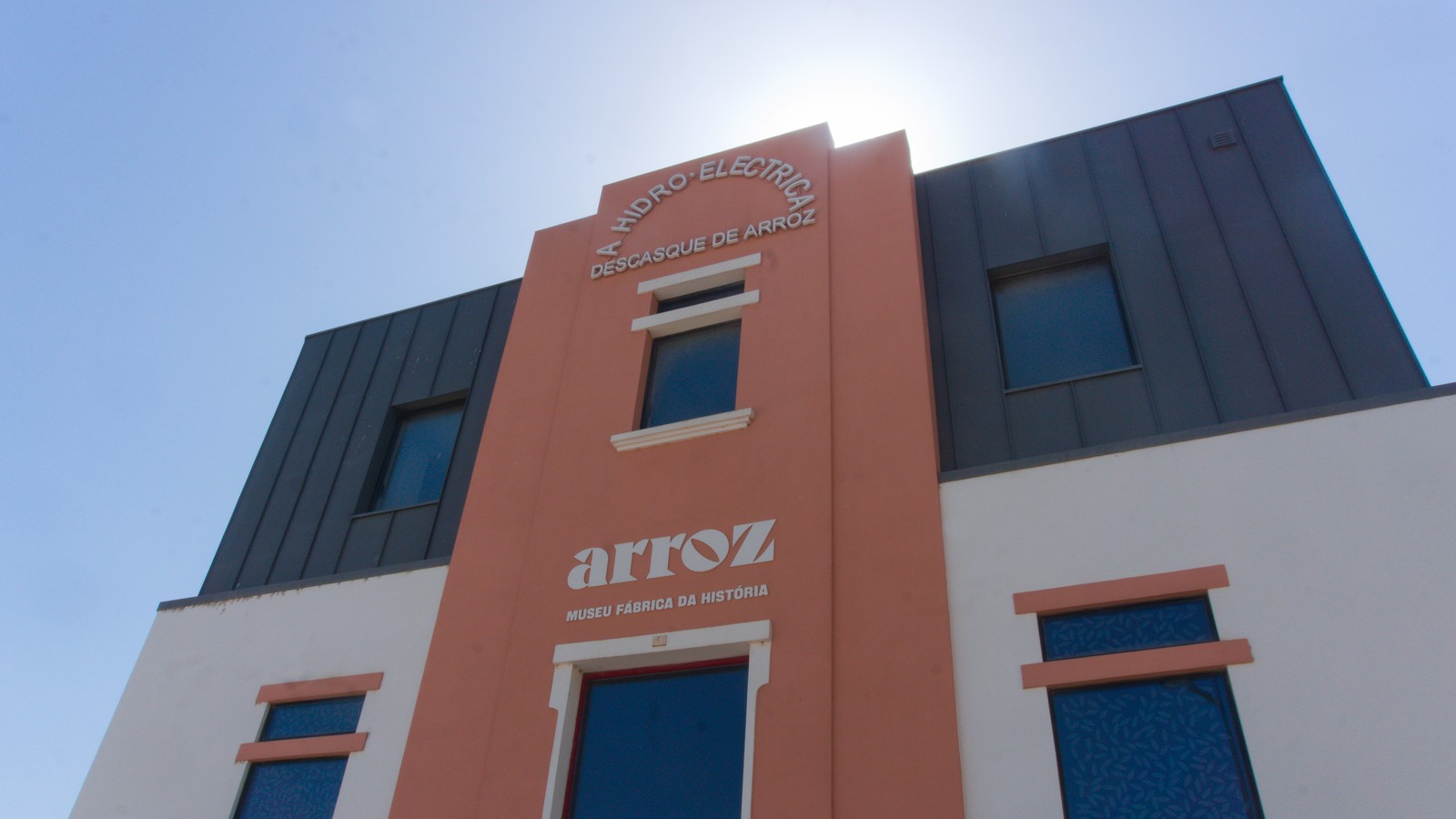 Fachada do Museu Fábrica da História - Arroz