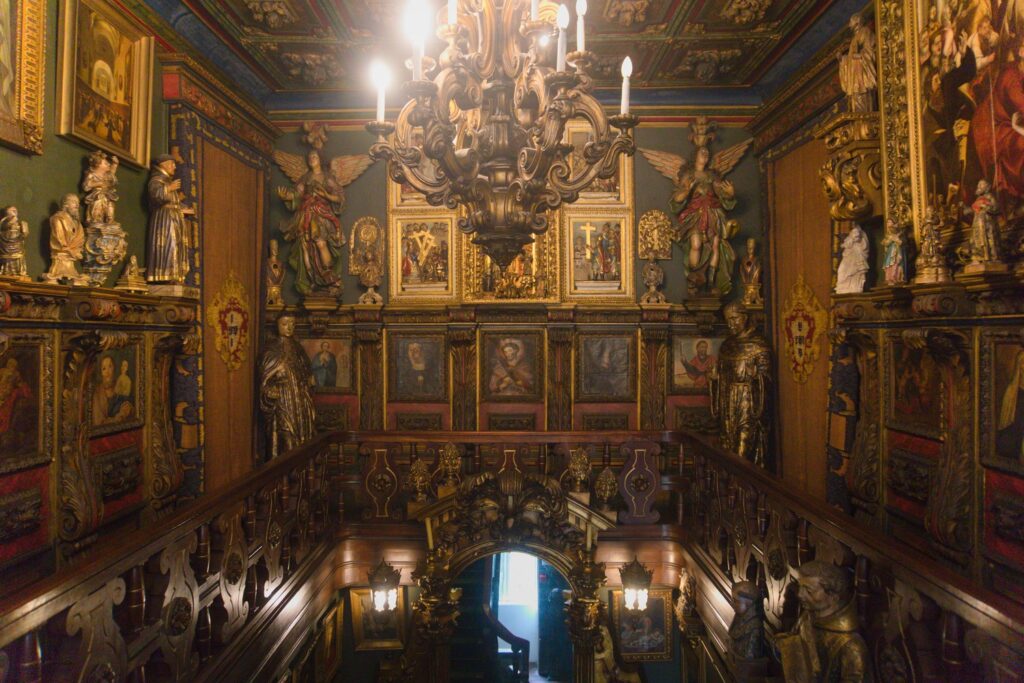 Topo das escadas