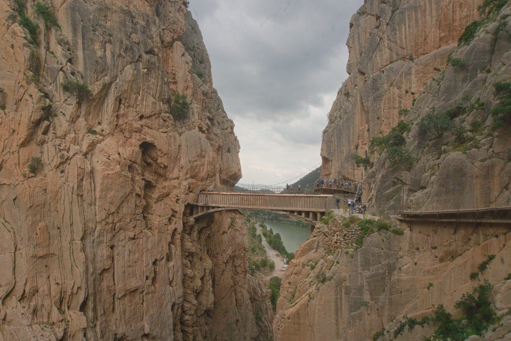 Ponte suspensa no Caminito del Rey