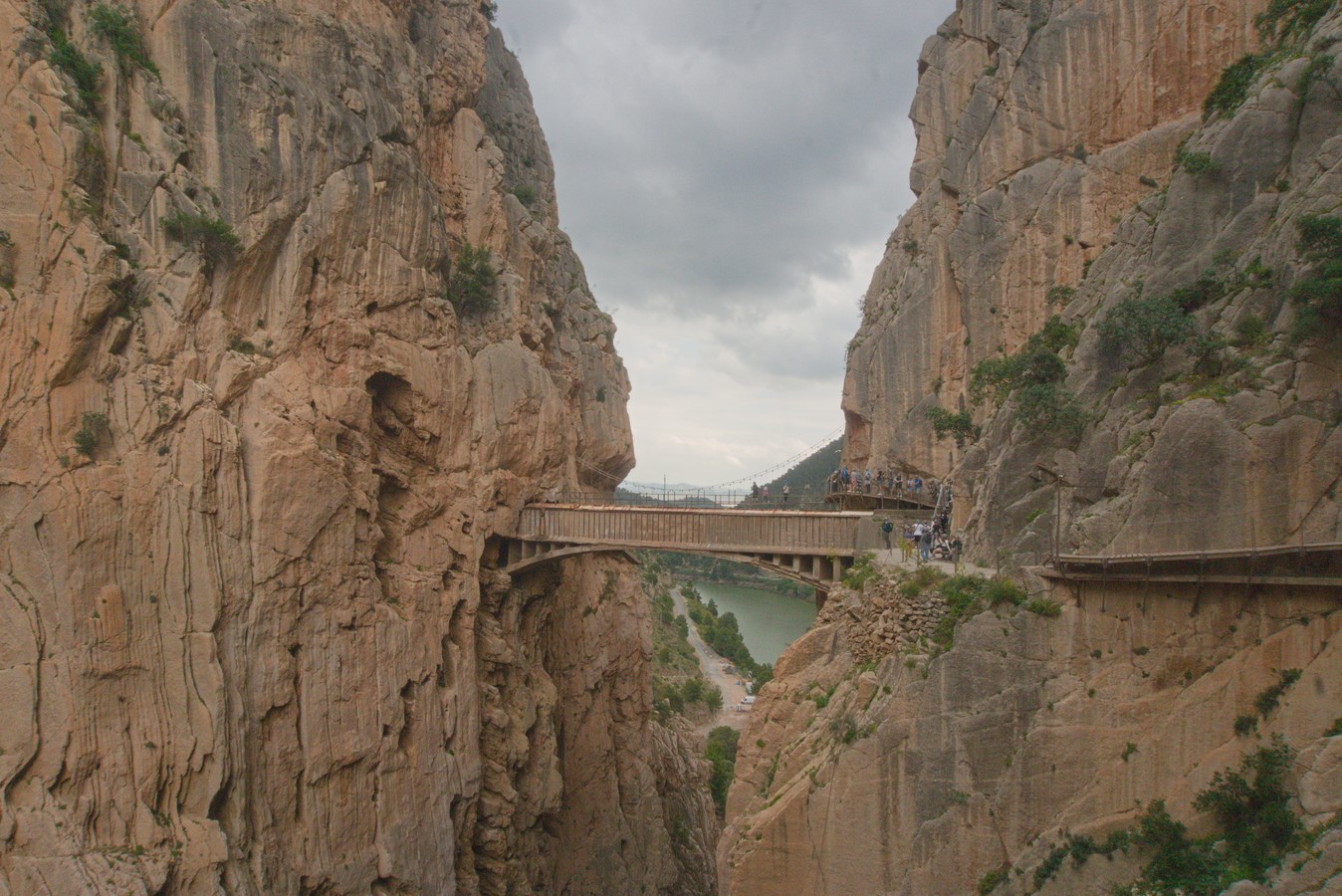 Ponte suspensa no Caminito del Rey